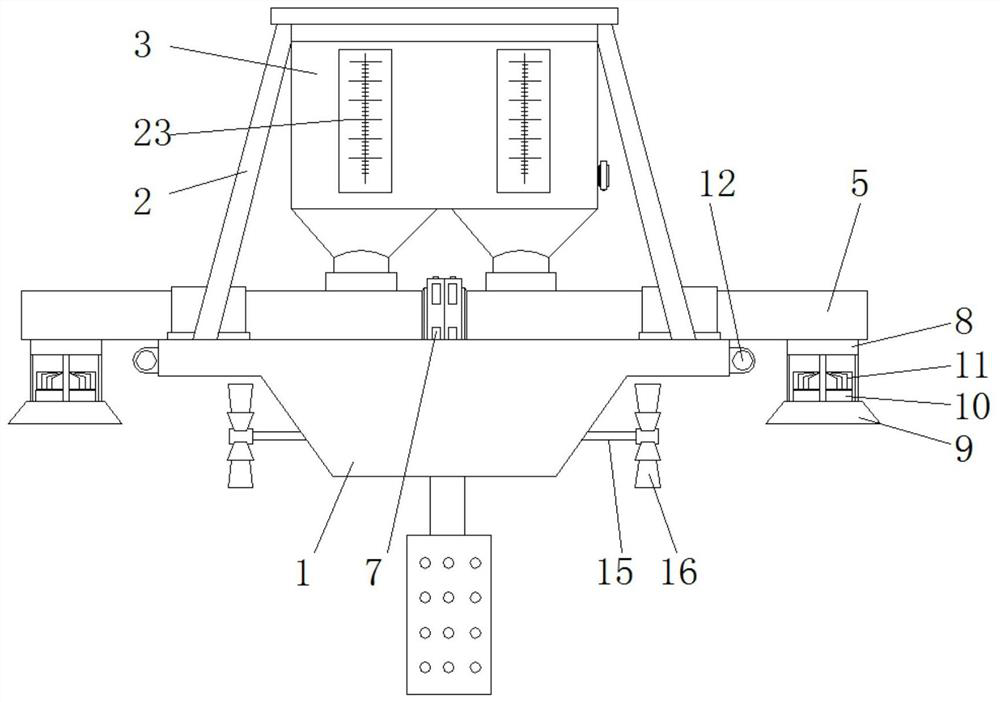 A feeding device for aquaculture