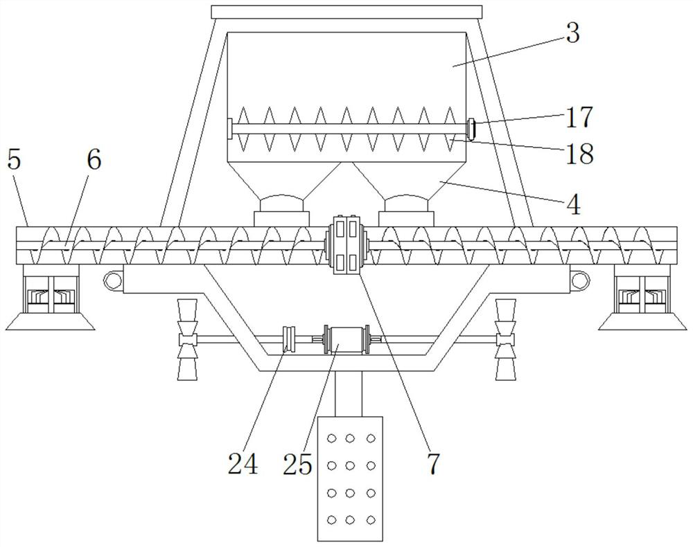 A feeding device for aquaculture