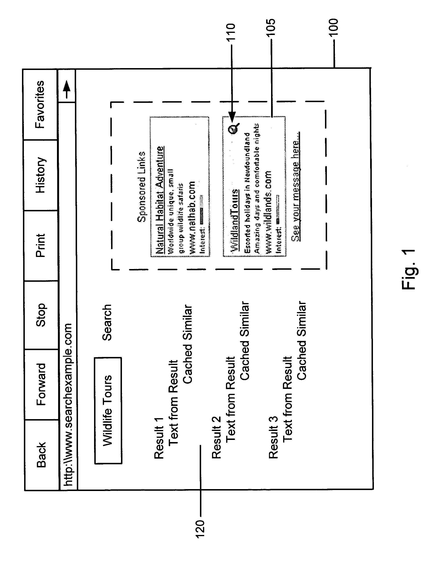 System and method for enabling an advertisement to follow the user to additional web pages