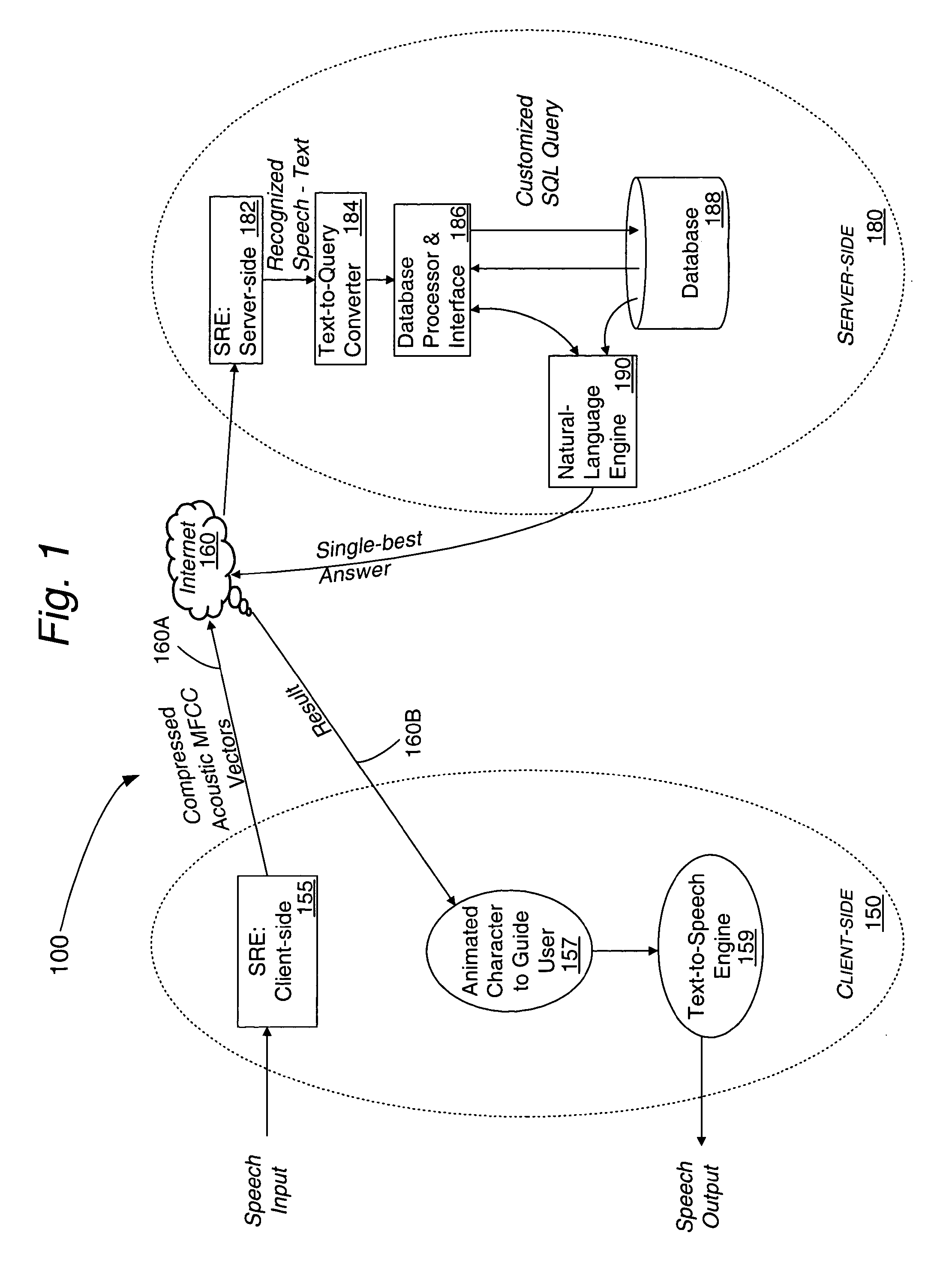 Natural Language Speech Lattice Containing Semantic Variants