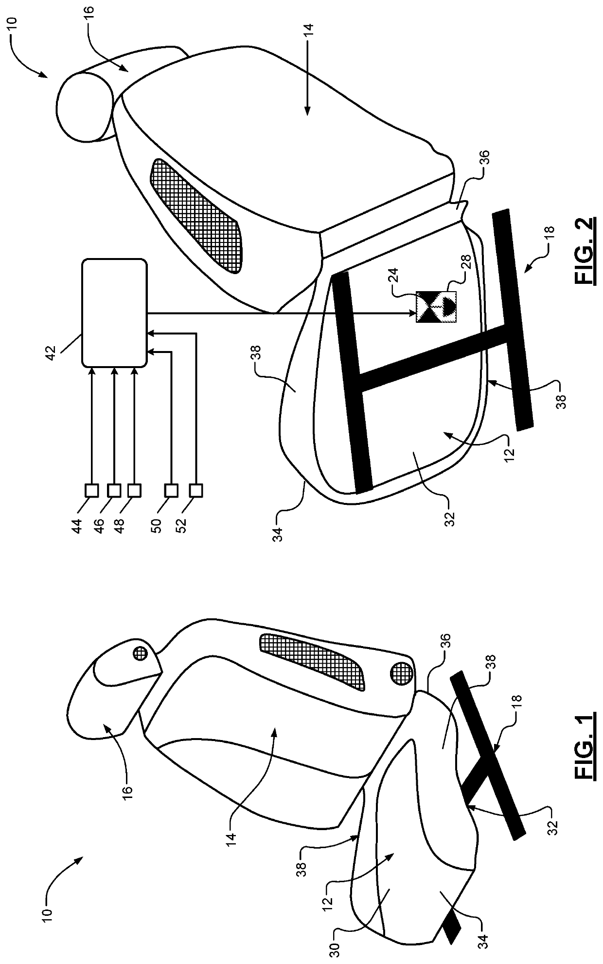 Vehicle seat assembly including a seat cover enclosing a seat cushion and a valve extending through the seat cover and regulating airflow out of the seat cushion