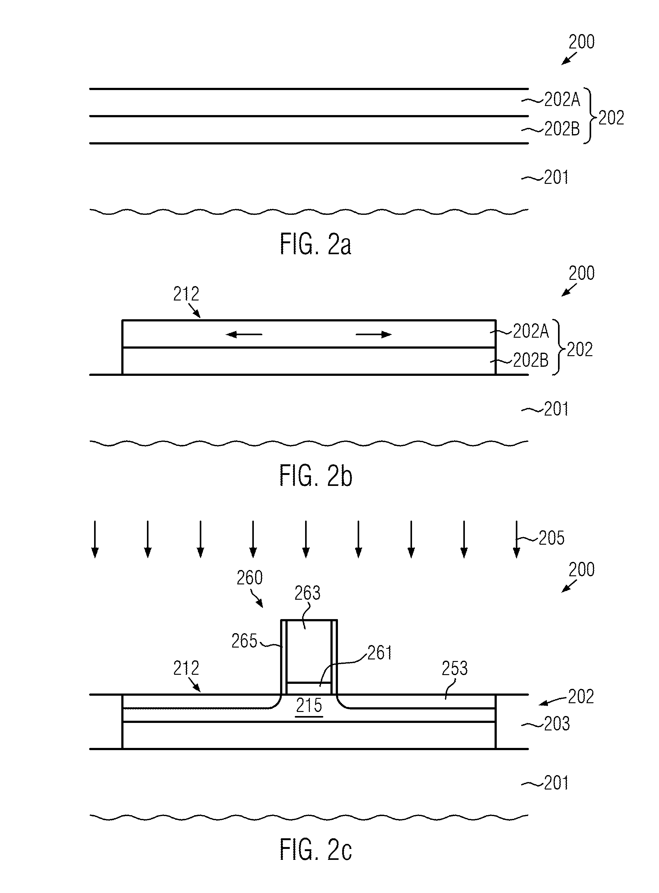 Transistor with embedded strain-inducing material formed in cavities formed in a silicon/germanium substrate