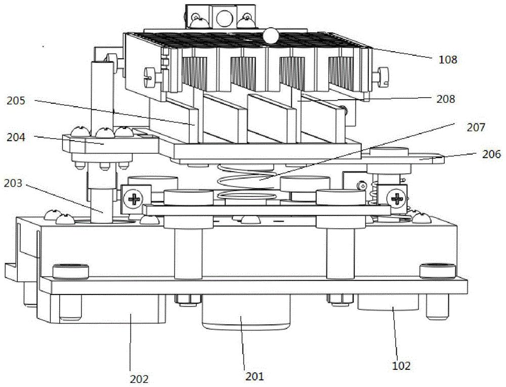 A heating and oscillating magnetic separation device