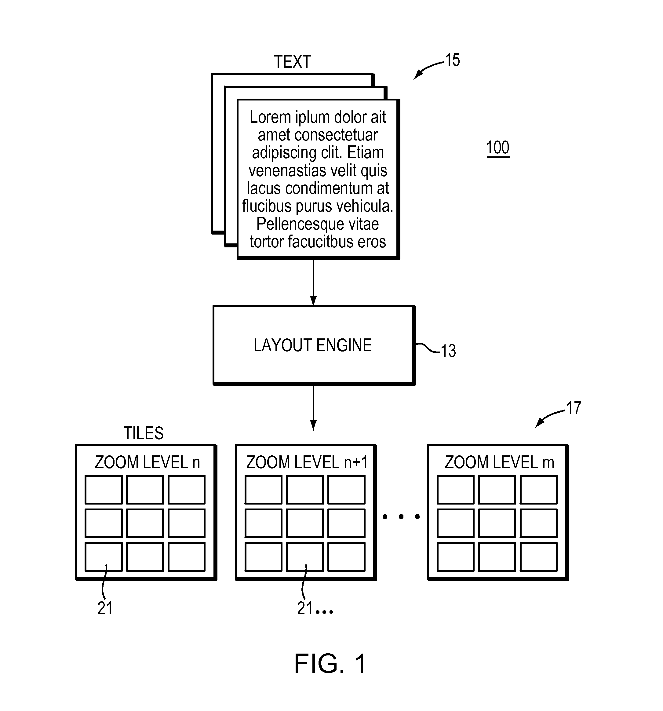 Computer method and system for topographical representation of textual data