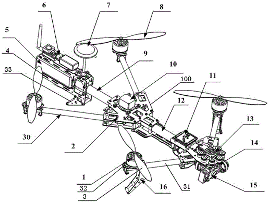 An unmanned inspection machine for transmission lines