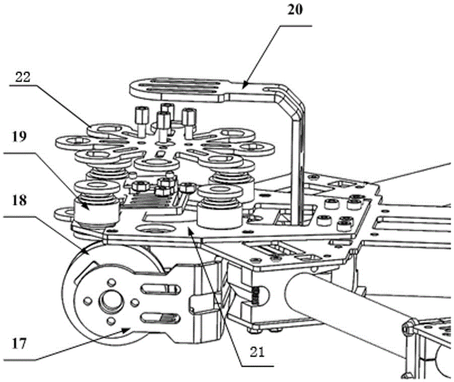 An unmanned inspection machine for transmission lines