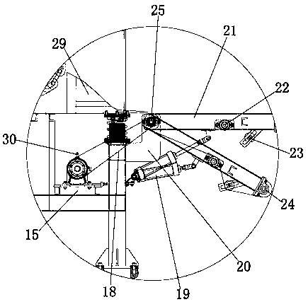 Paper guiding device for printing packaging equipment