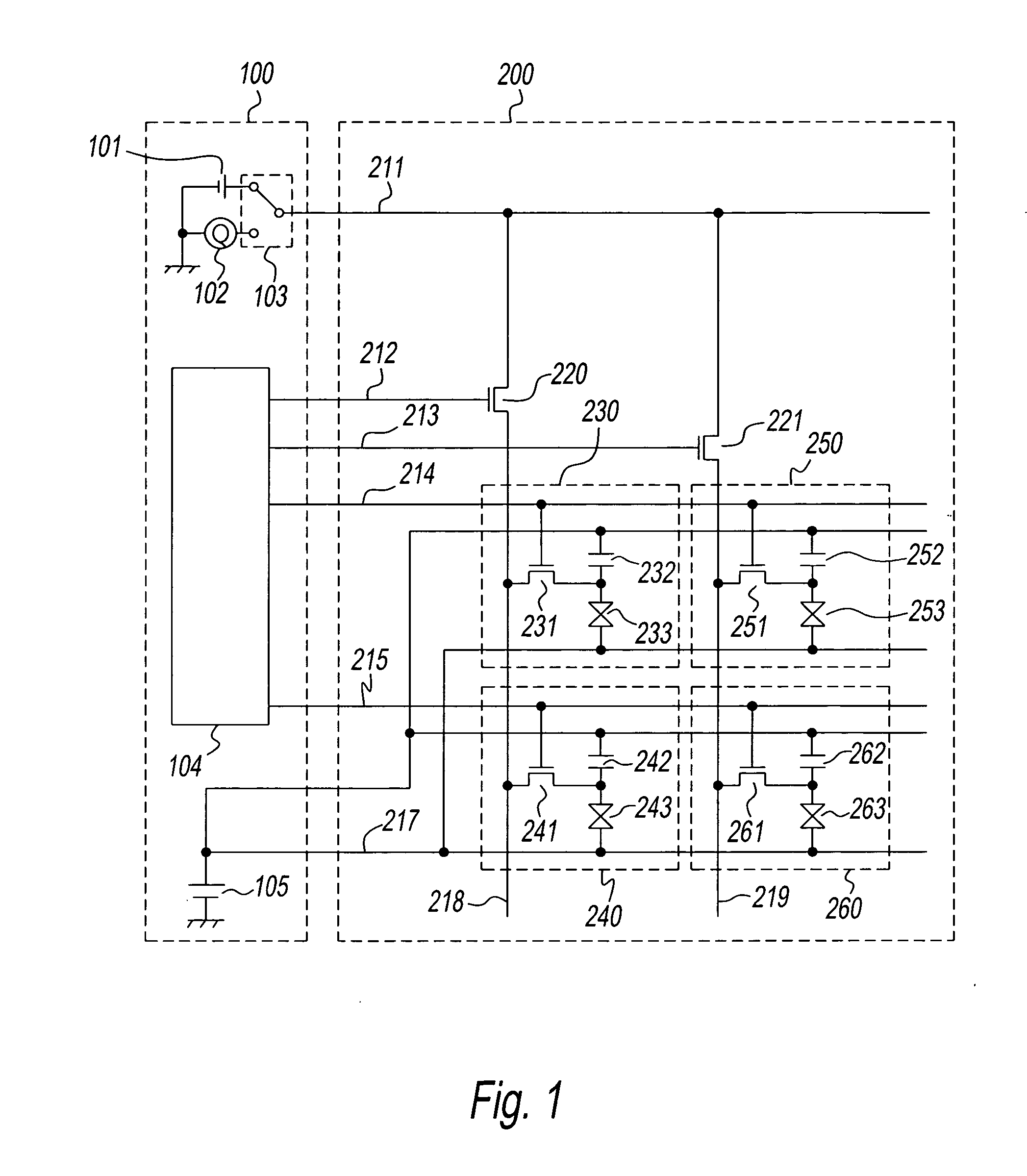 Method and apparatus for testing a TFT array for a liquid crystal panel