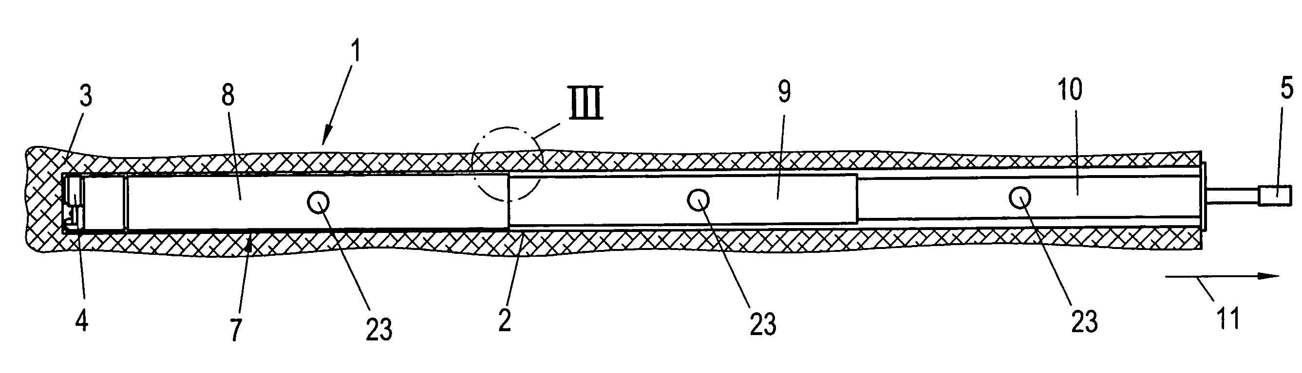 Method and device for producing pretensioned anchorings