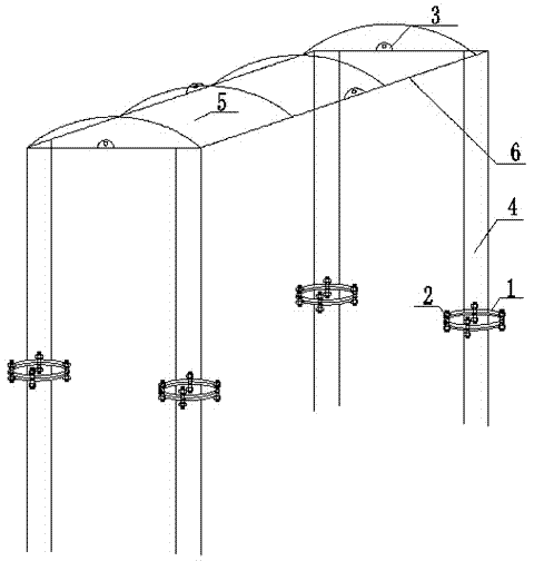Detachable rain shed and manufacturing method thereof