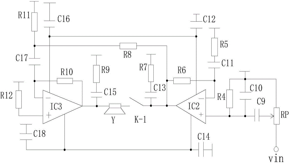 Power amplifying circuit with high tone quality
