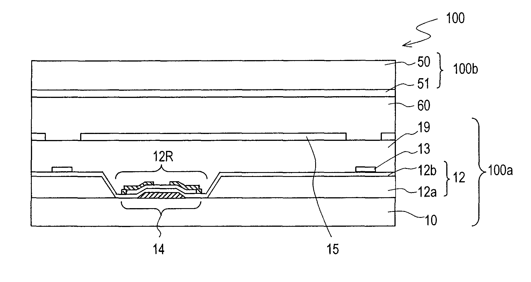 Active matrix substrate and display unit provided with it