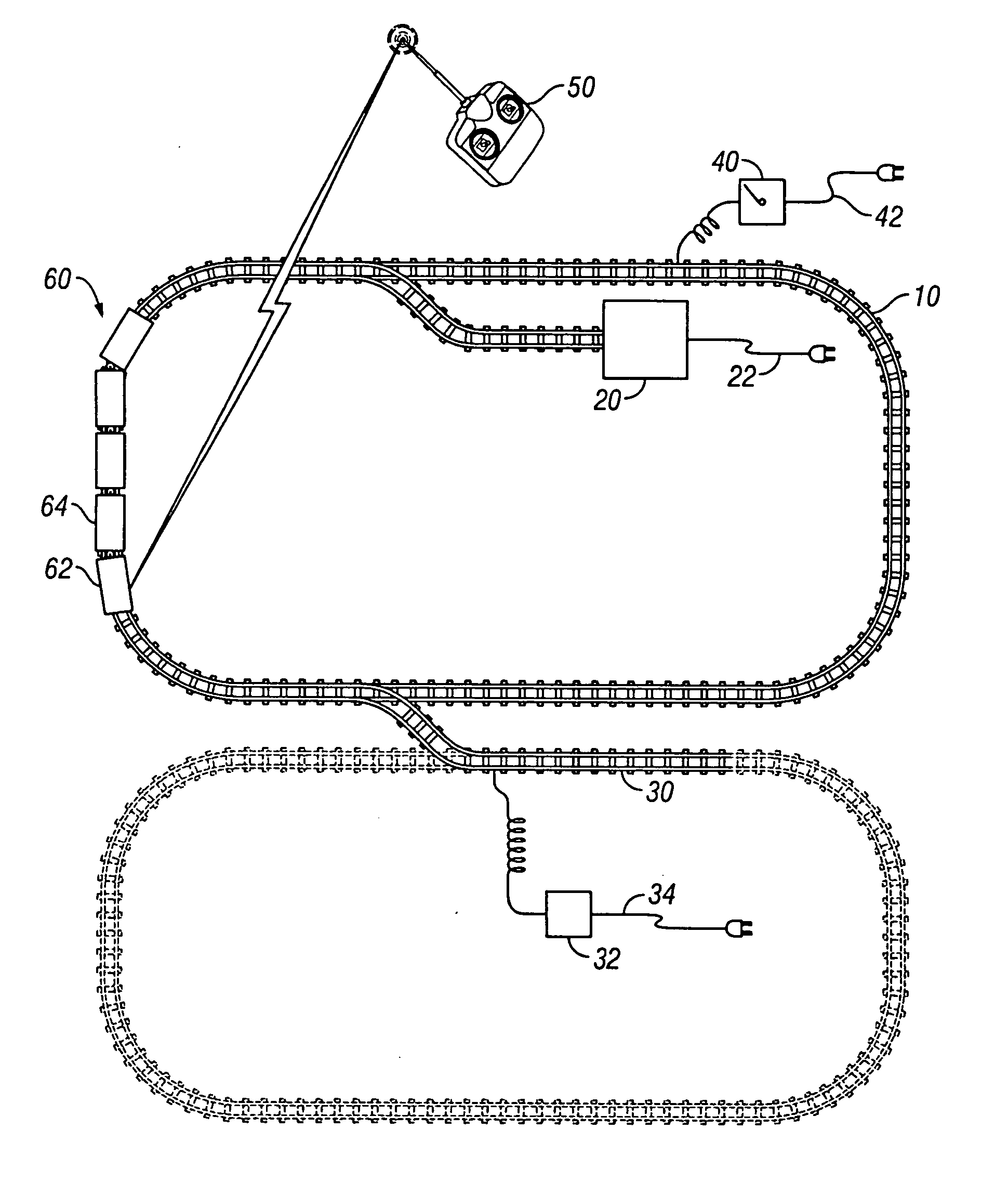 Model railroad system