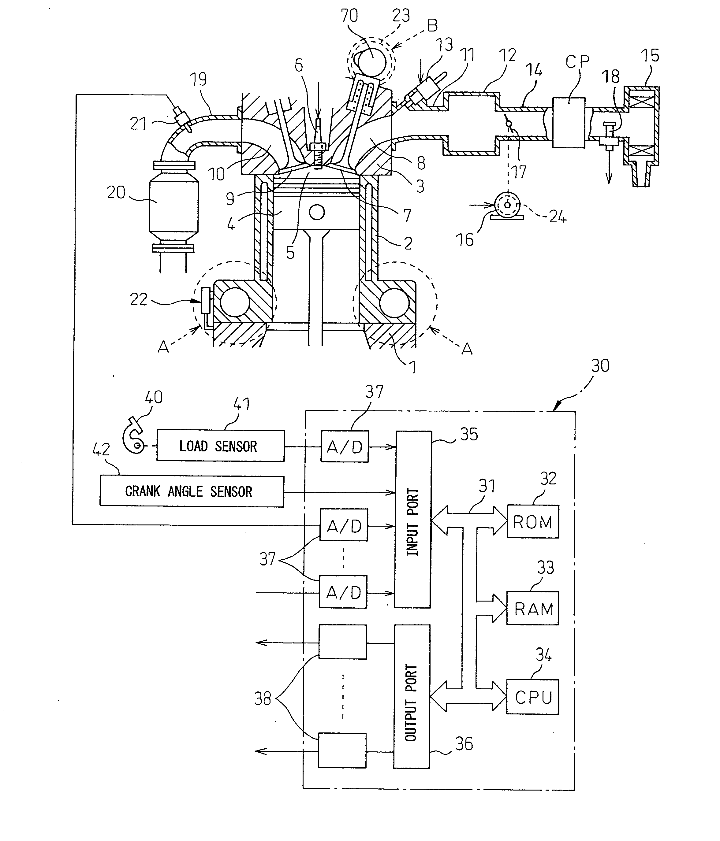 Spark ignition-type internal combustion engine