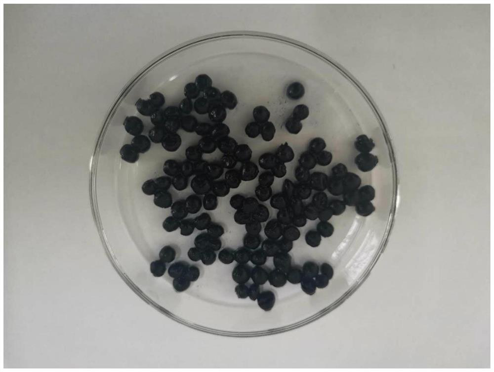 Preparation method of metal ferricyanide adsorbent particles for liquid rubidium and cesium resource extraction
