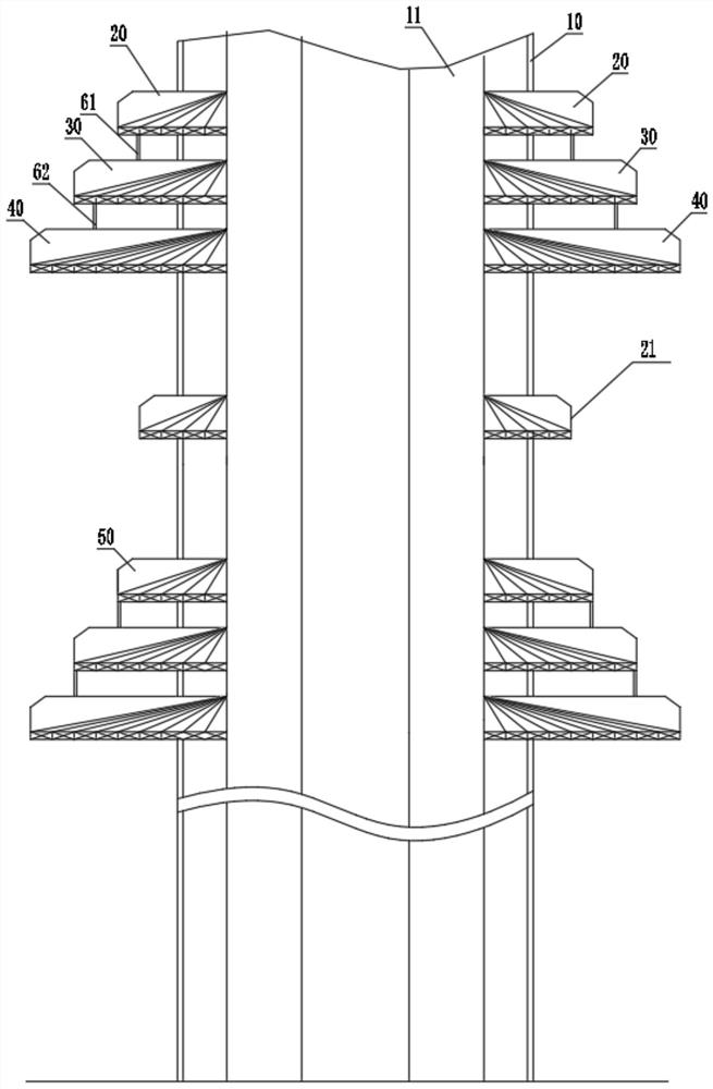 Rotary sunlight platform of fabricated building