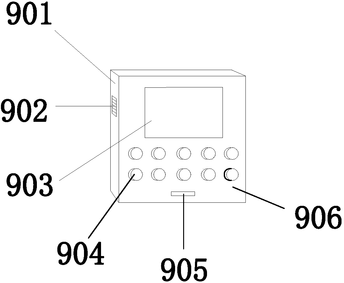 Novel chopping device of forging machine