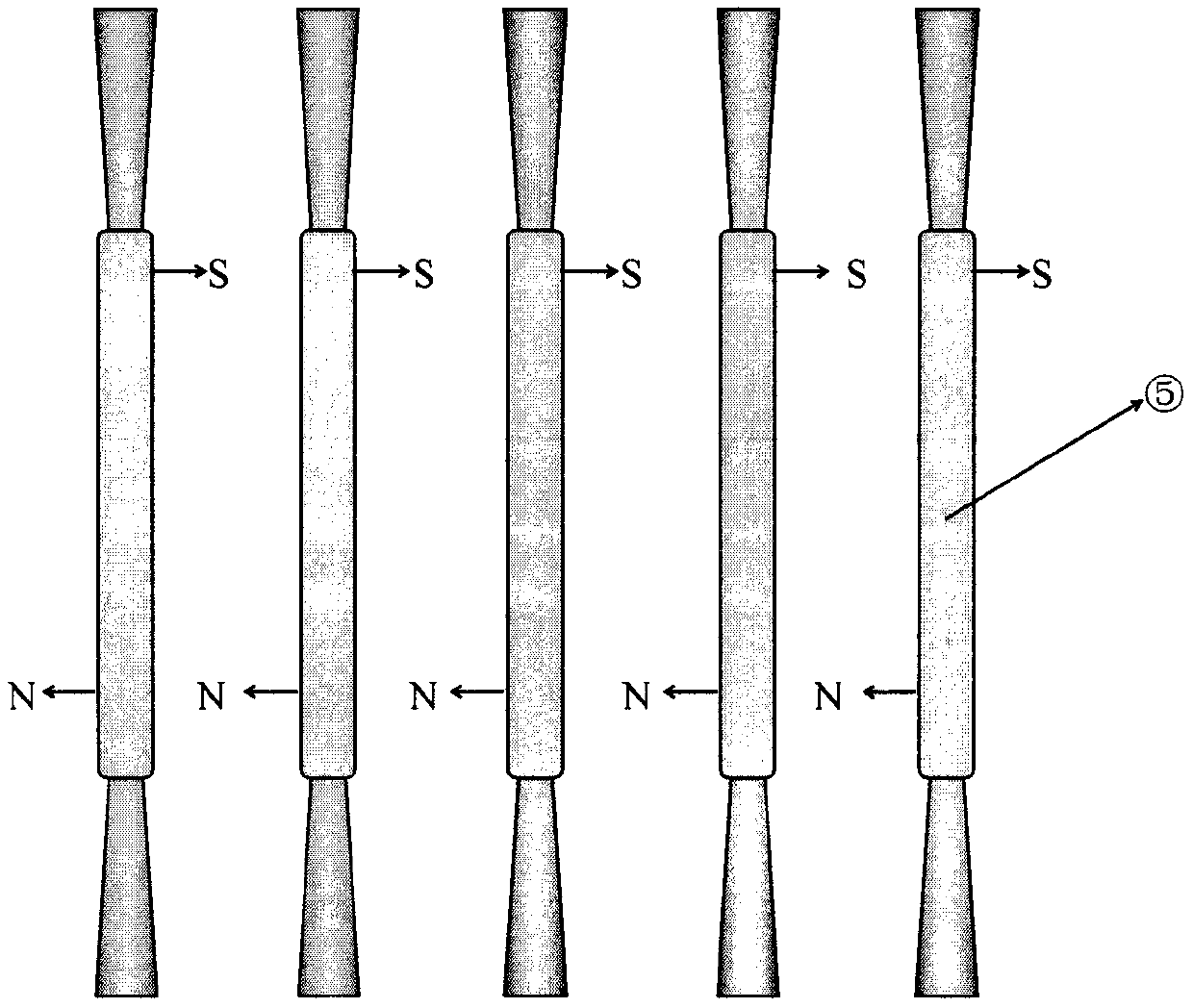 Coaxial wind vortex and motor-assisted air excitation and high-power power generation device