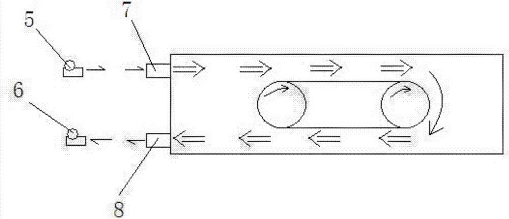 Constant-temperature structure for belt transmission main shafts