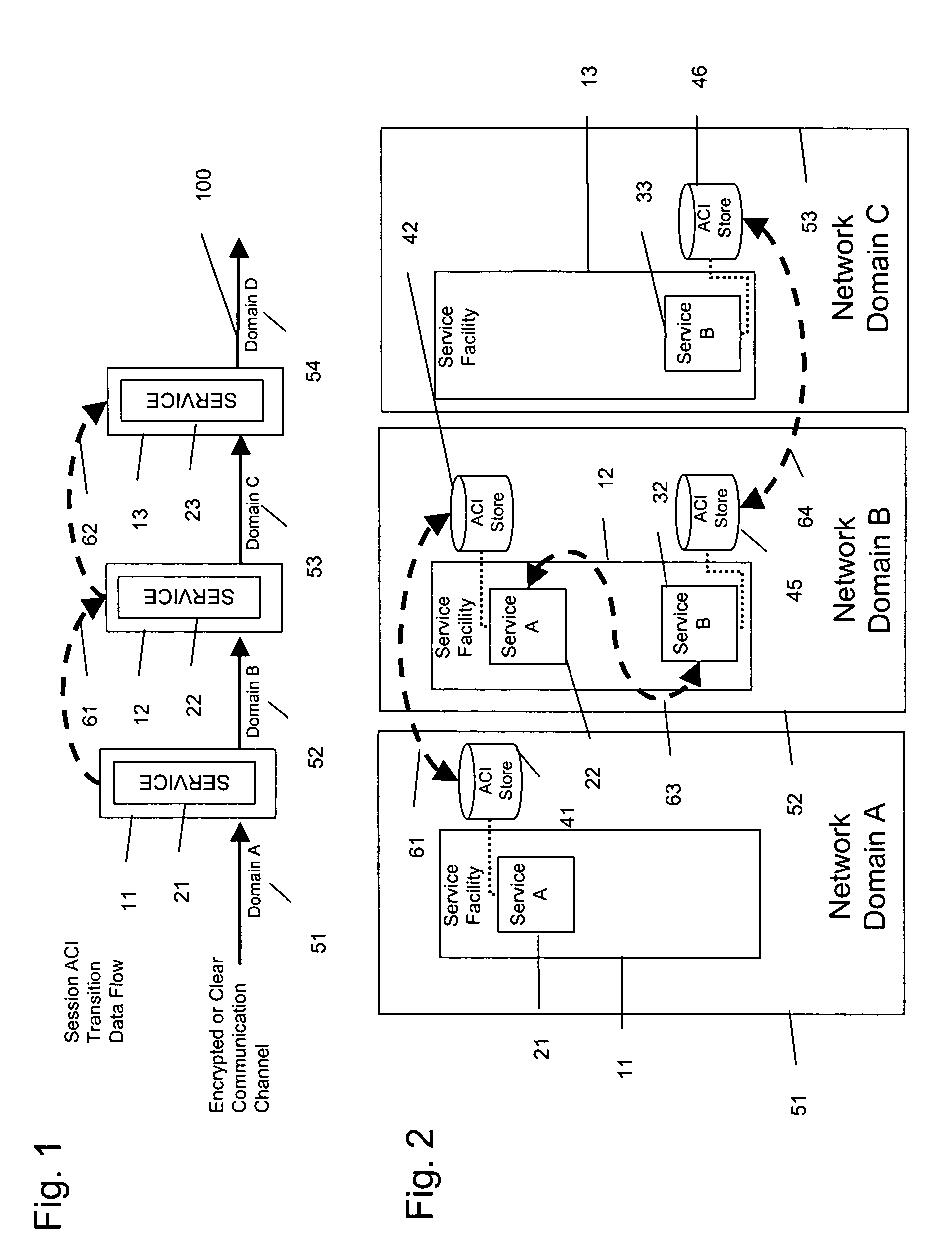 System and method for traversing metadata across multiple network domains at various layers of the protocol stack