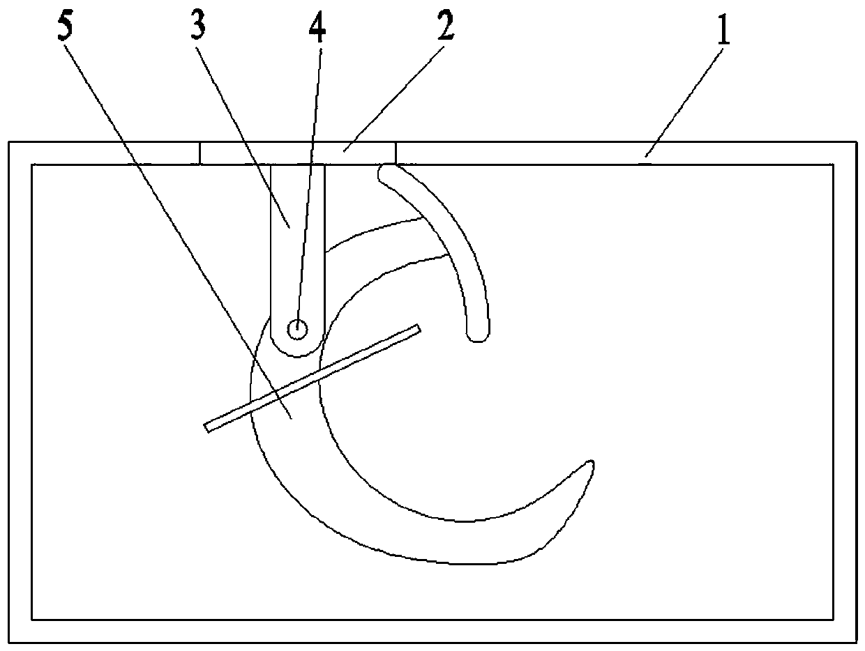 Steaming and stir-frying pot discharging opening material door structure