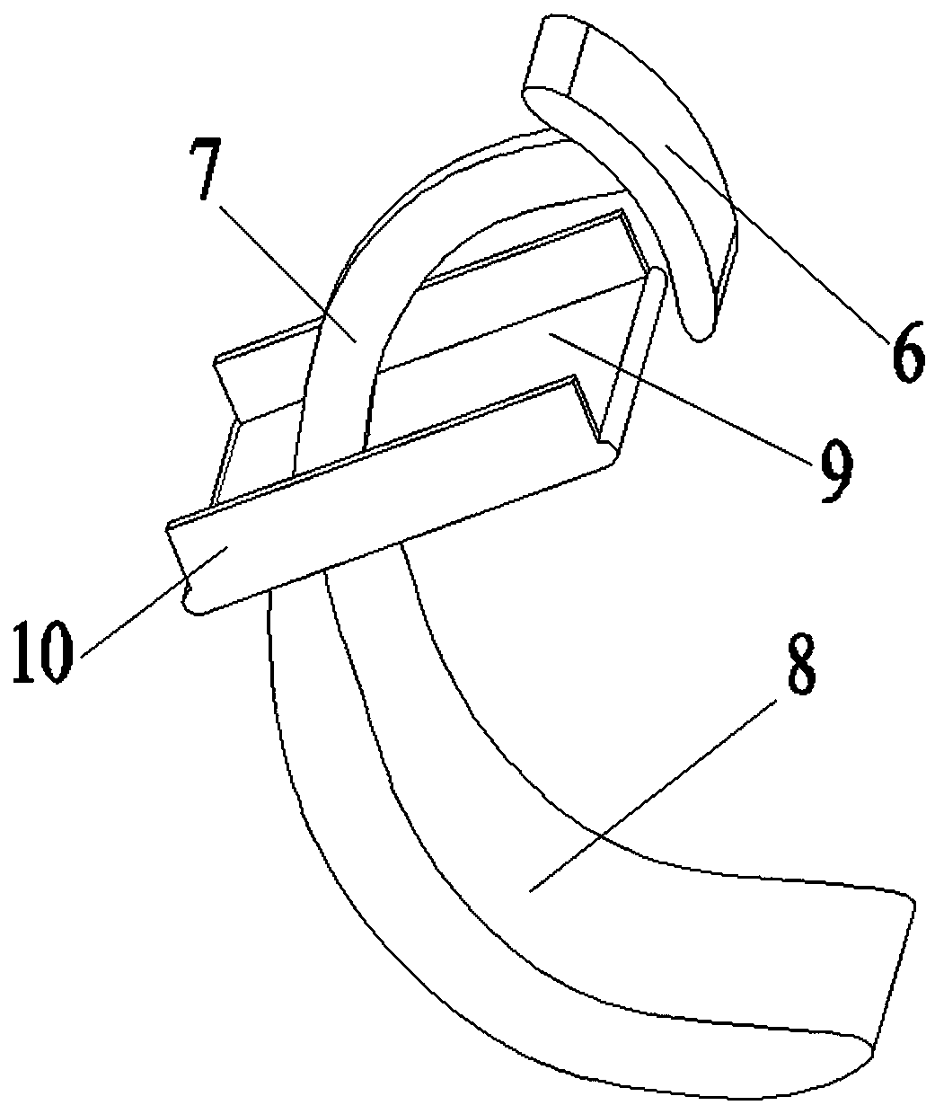 Steaming and stir-frying pot discharging opening material door structure