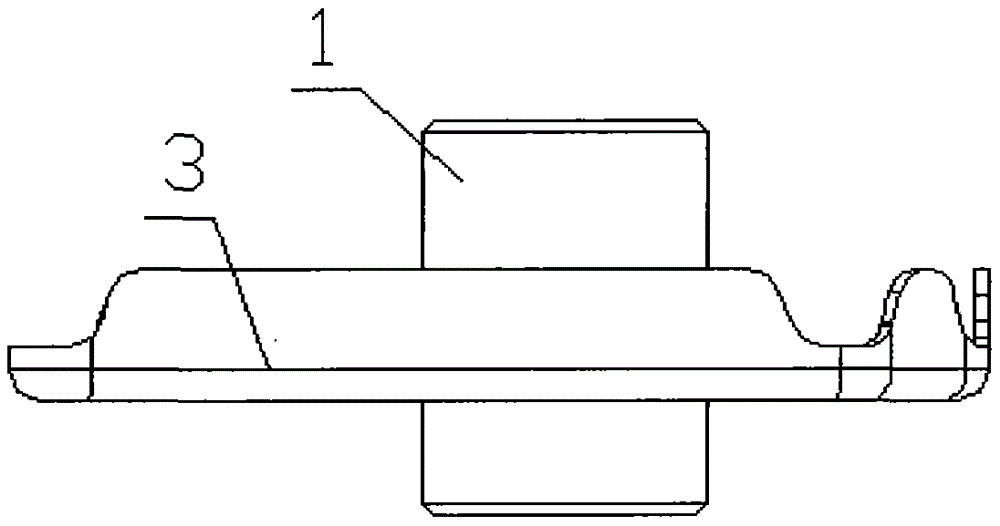 Back anti-collision beam welding assembly