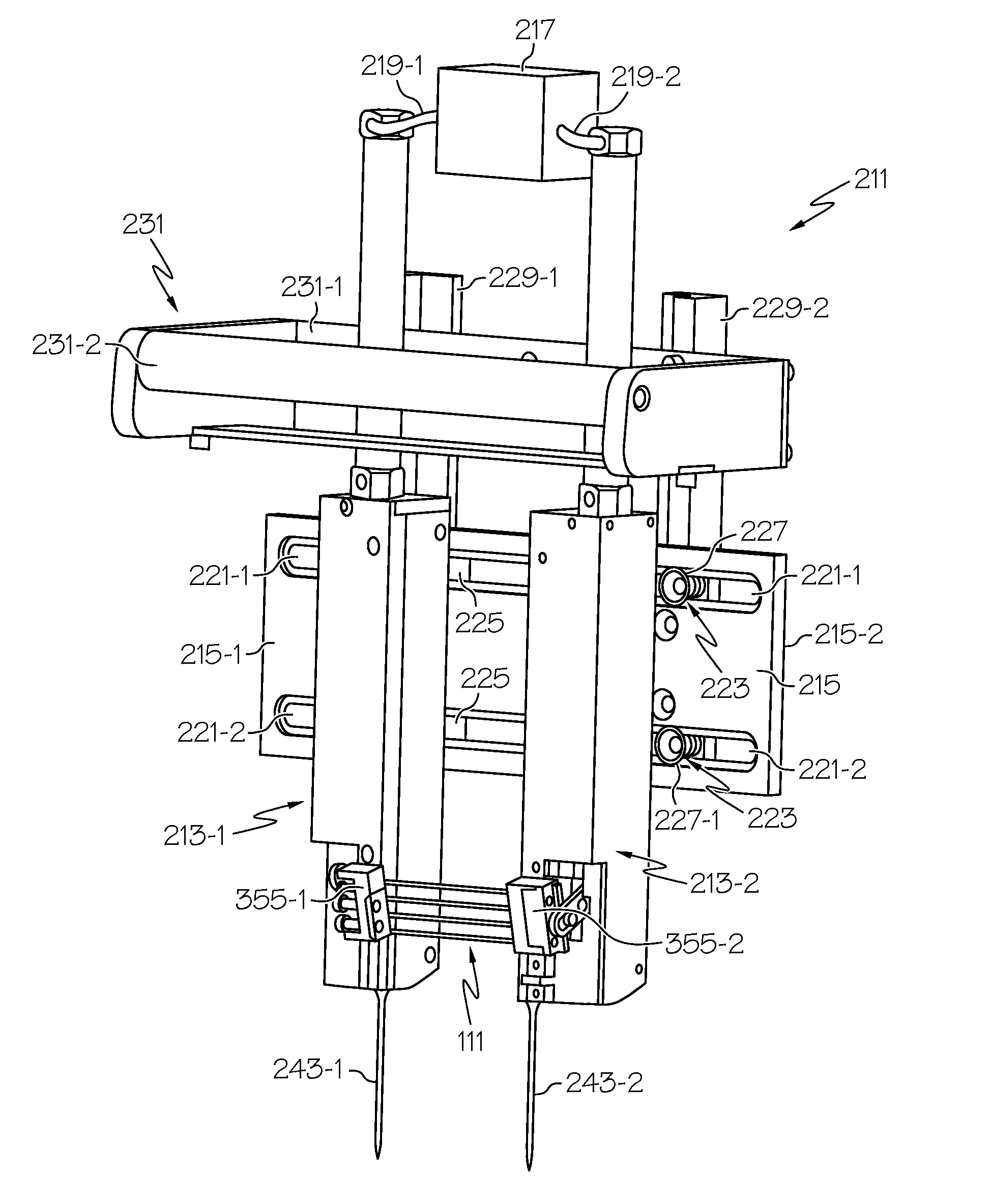 Fastener stock and device for use in dispensing plastic fasteners therefrom