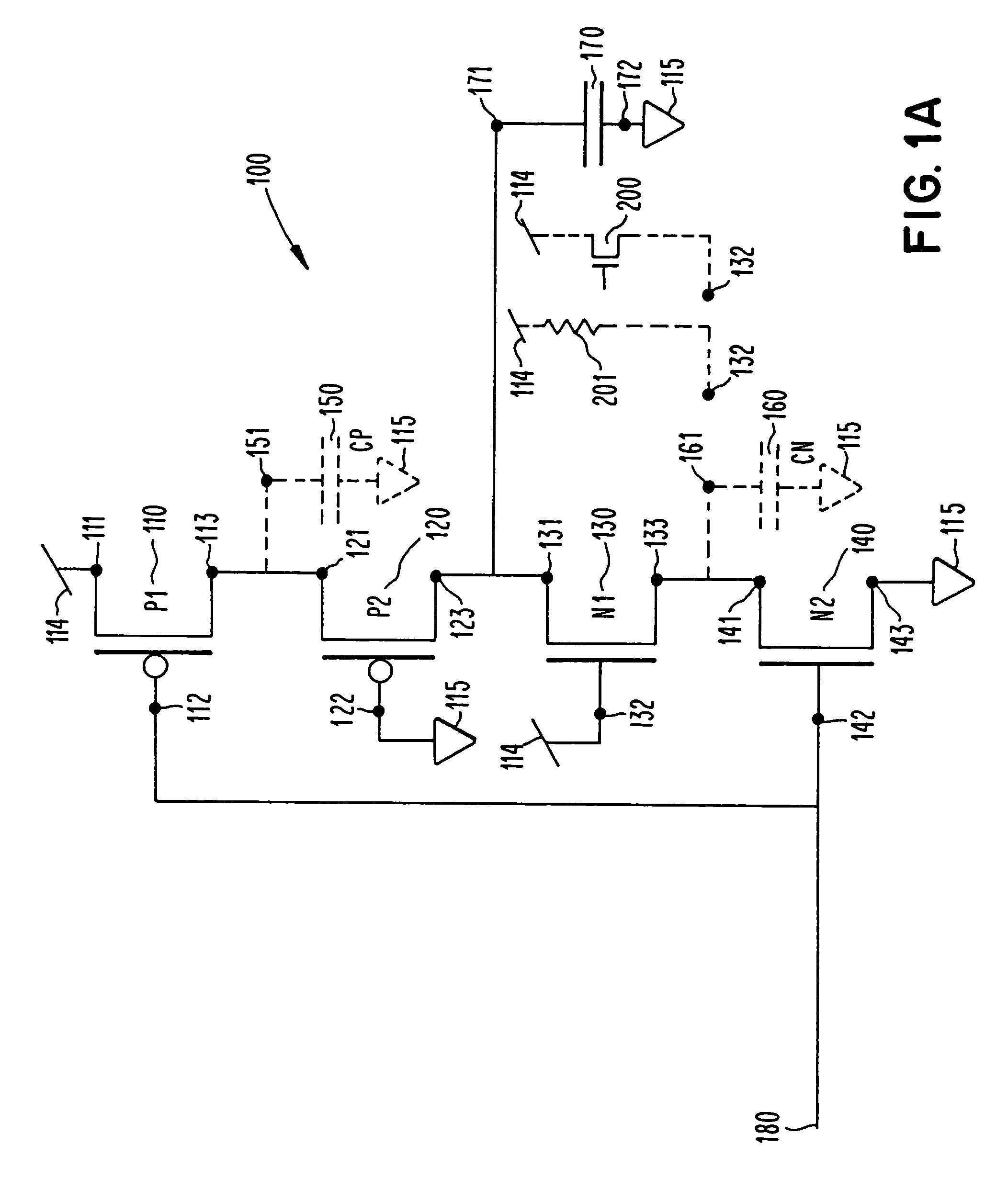 Cascode signal driver with low harmonic content
