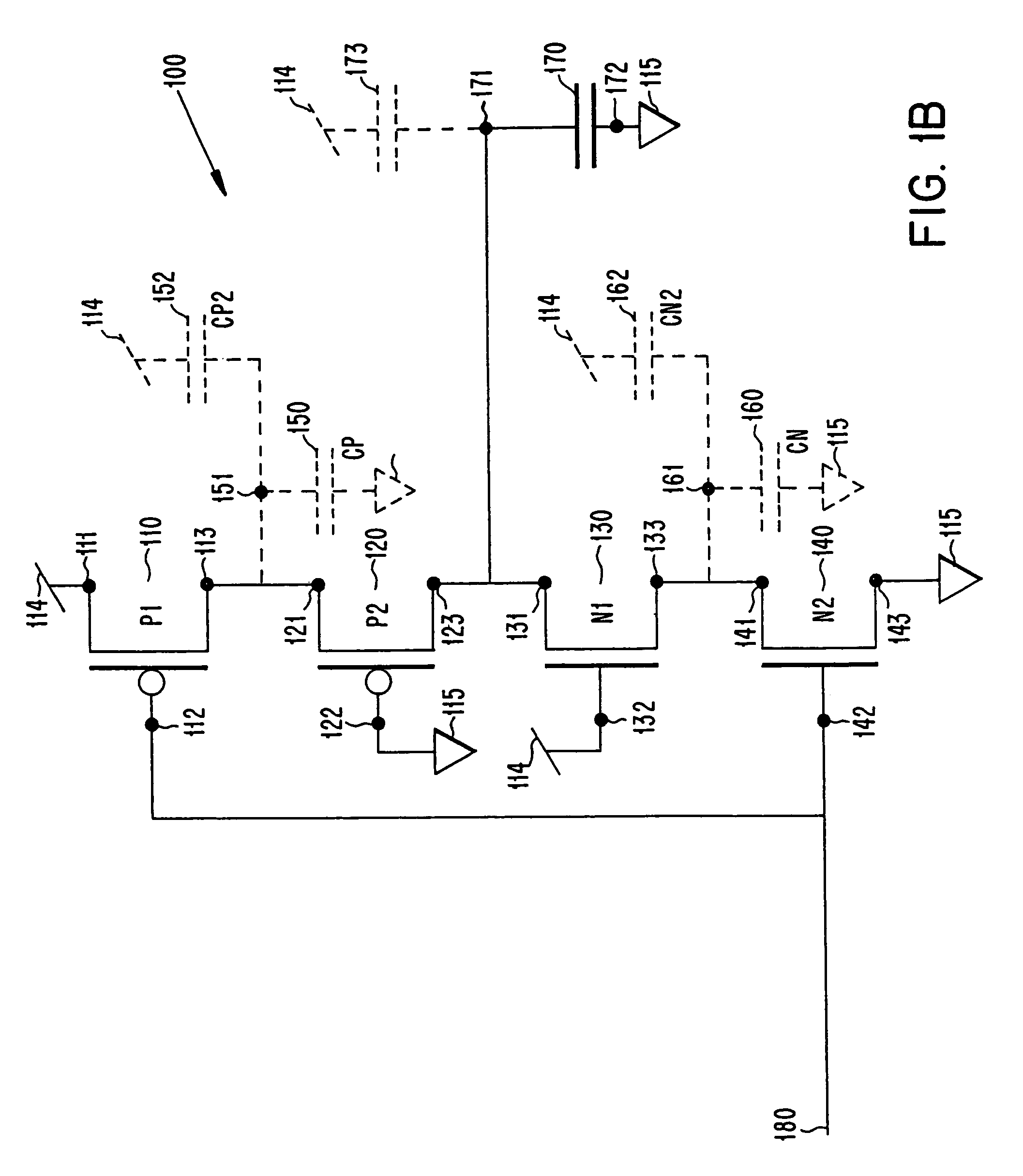 Cascode signal driver with low harmonic content
