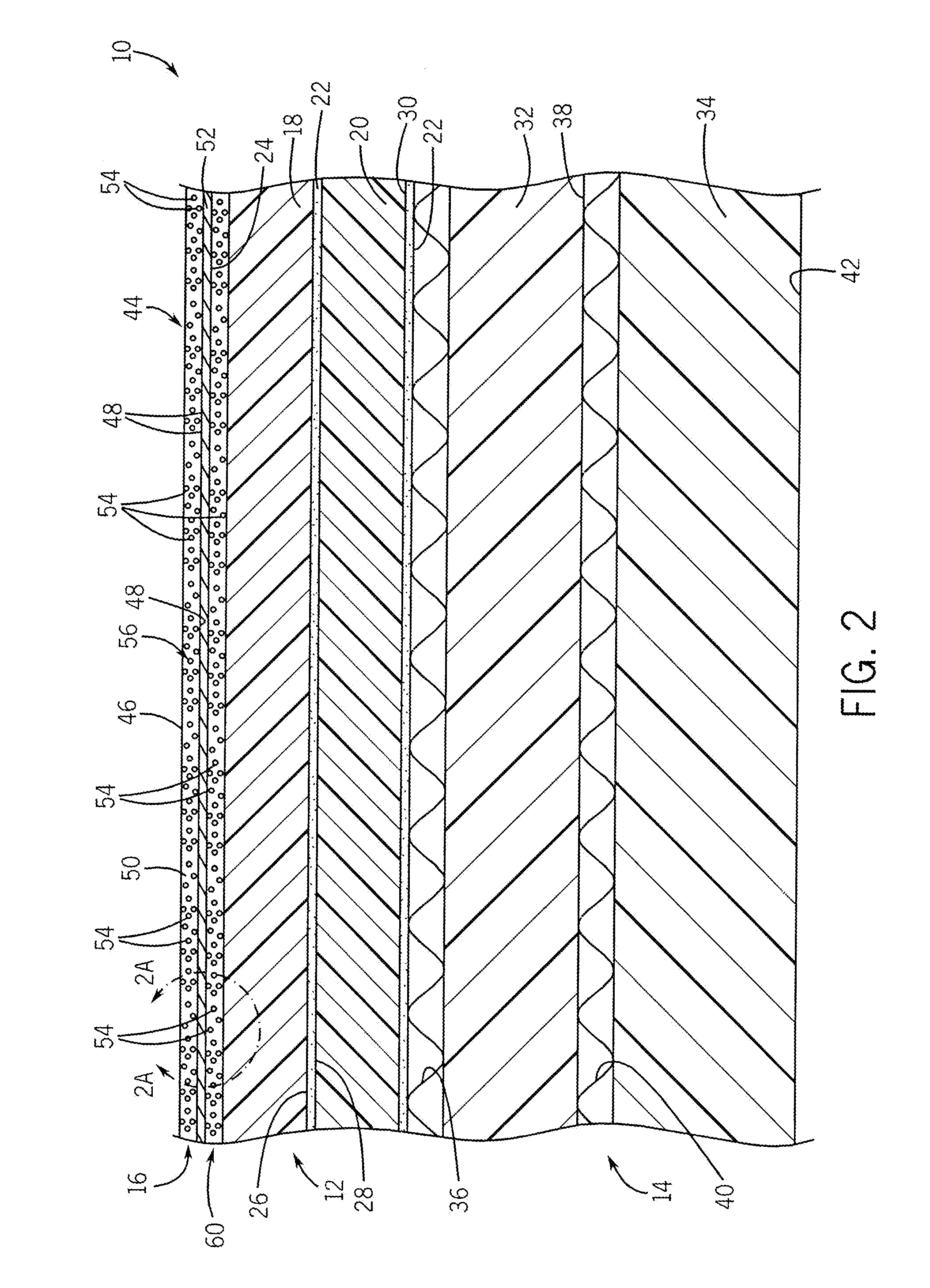 Body support cushion having multiple layers of phase change material