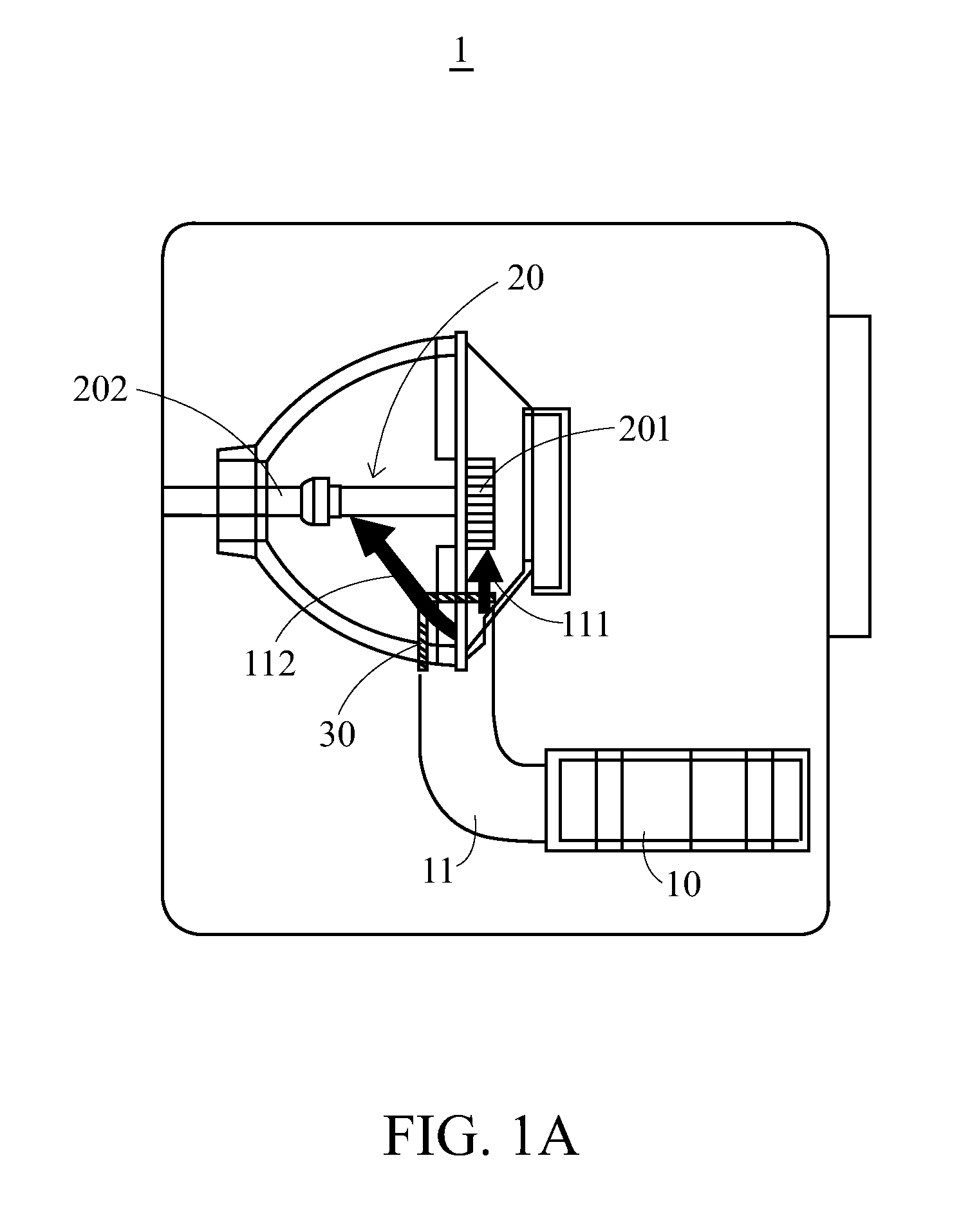 Guiding device and projector comprising the same