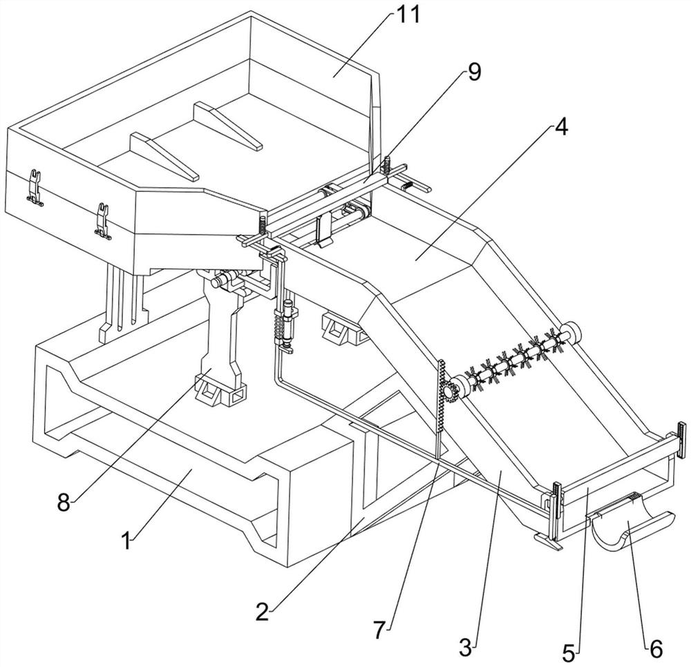 Automatic feeding device for mandrels