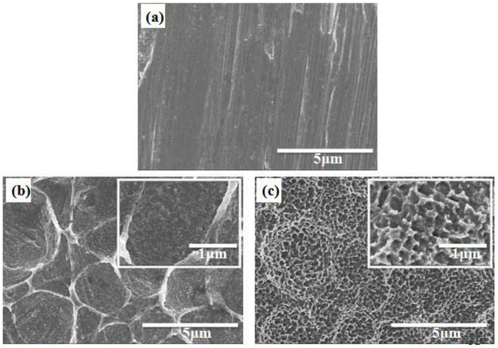 Preparation method for super-hydrophobic surface with bionic micro-nano composite structure