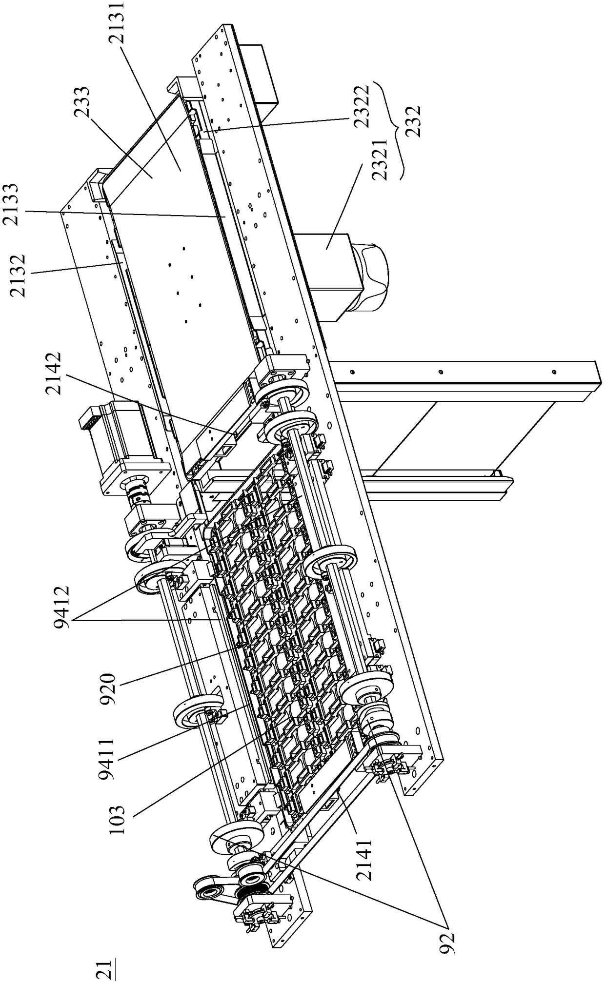 Disk body separation mechanism and feeding device