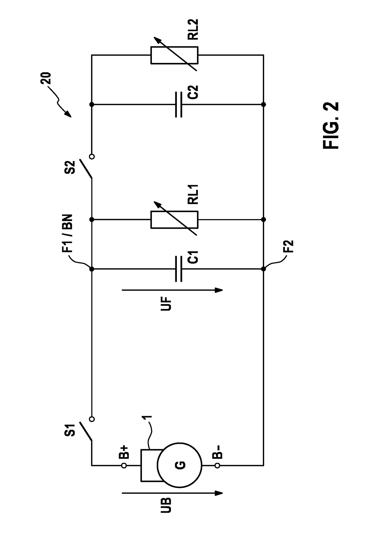 Overvoltage protection for a motor vehicle electrical system in the event of a load dump
