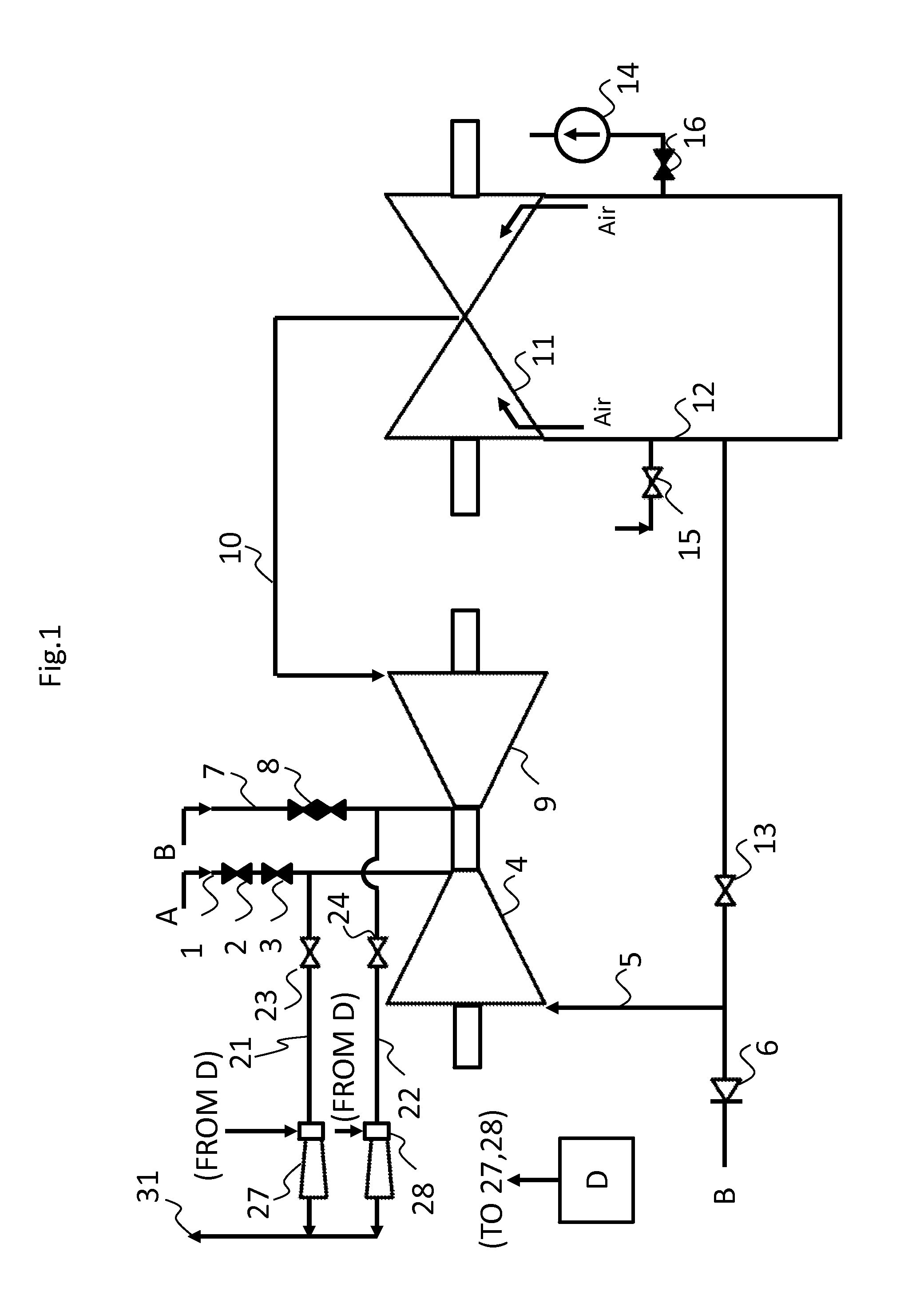 Steam Turbine Forced Air Cooling System, Equipment, and Steam Turbine Equipped with it