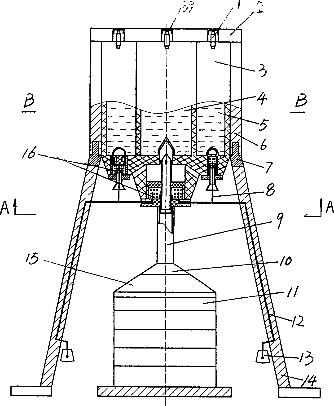 Storage device with self-destroying and fire self-extinguishing device for semi-finished product of firework and firecracker