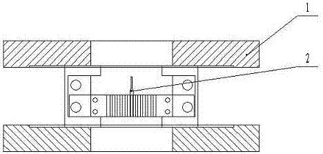 A clamping device for drill honing