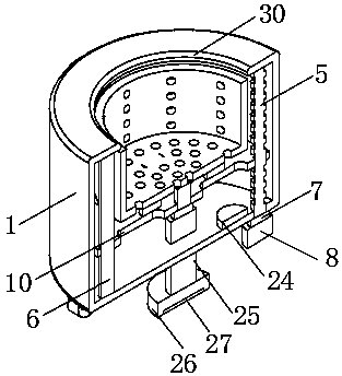 A kind of rinsing equipment for activated carbon production