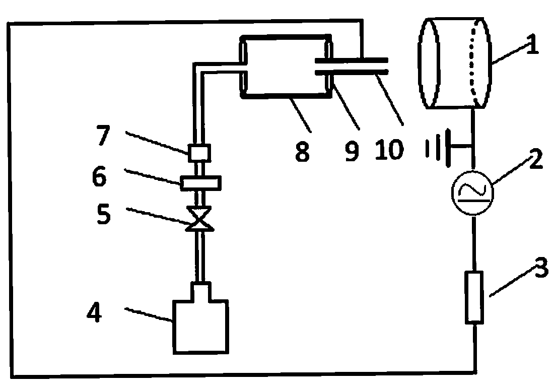 Device and method for generating barometric pressure uniform discharge