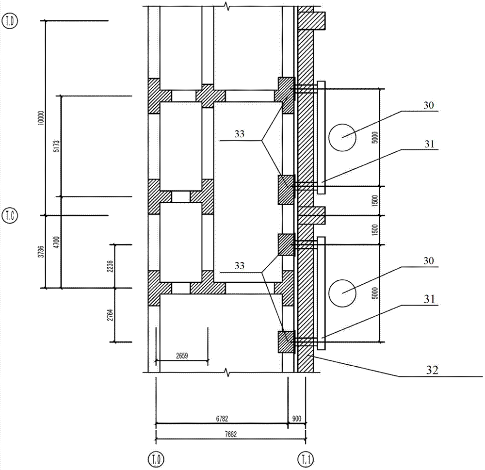 Arrangement structure of nuclear power station