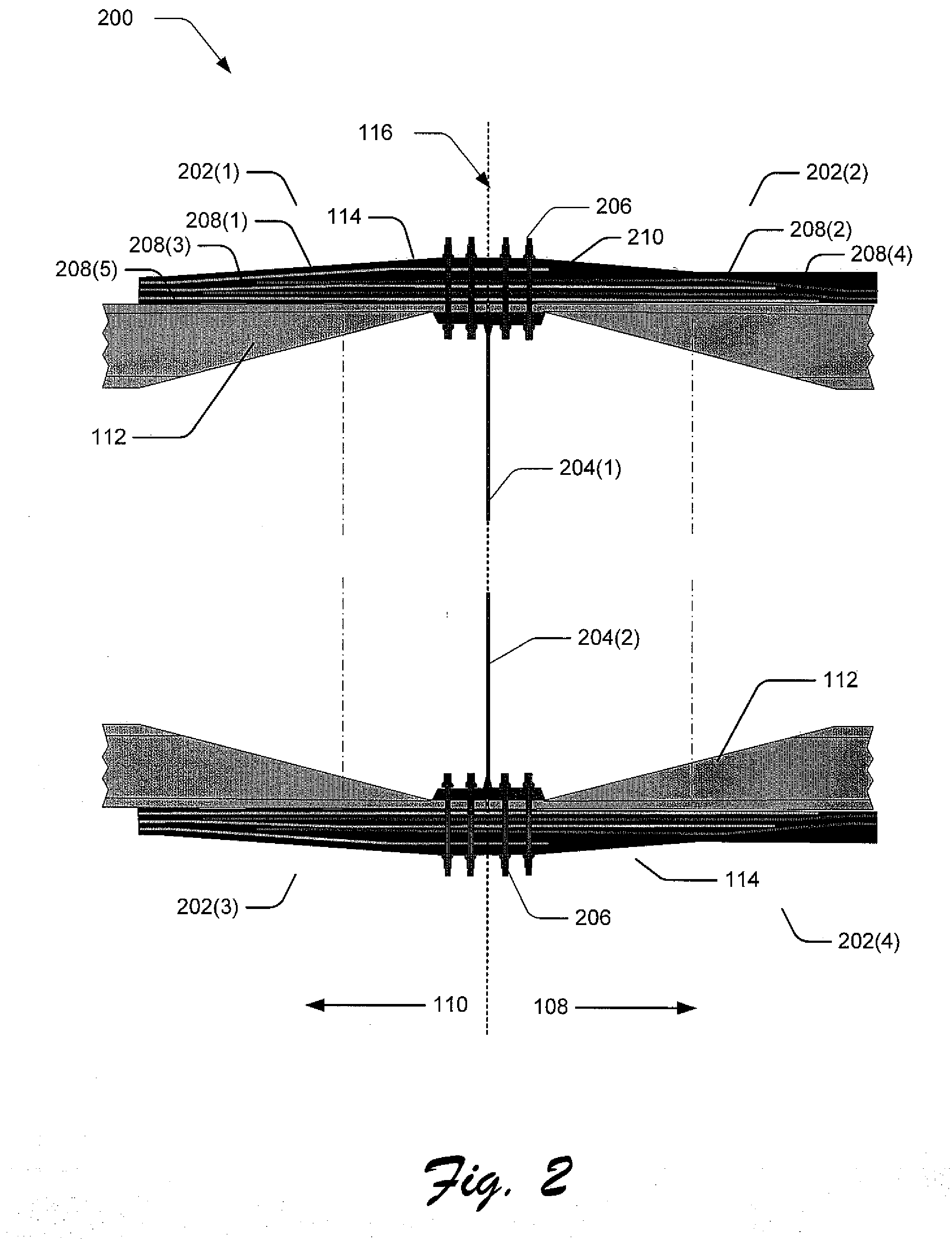 Composite wing-body joint