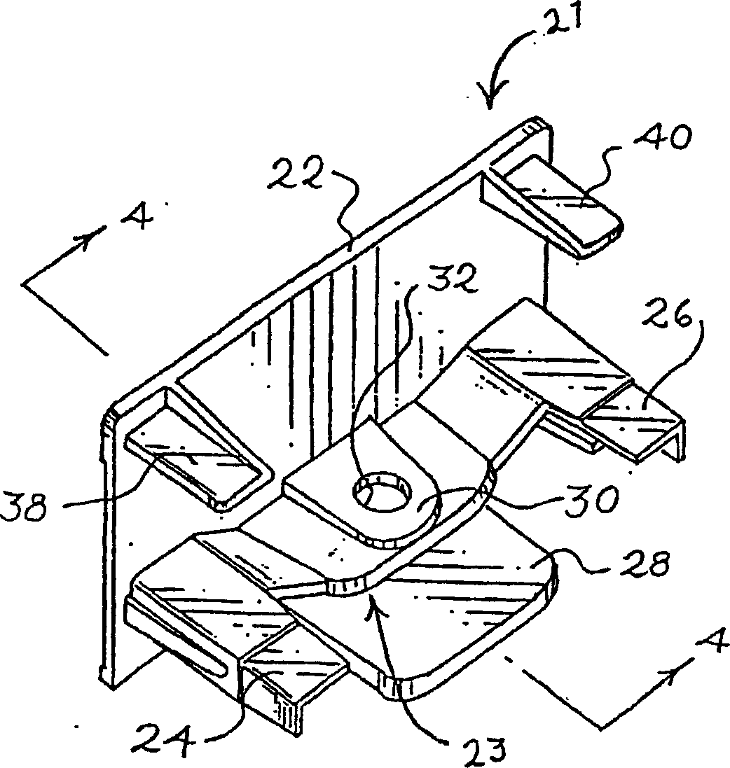 Securement insert for a head rail