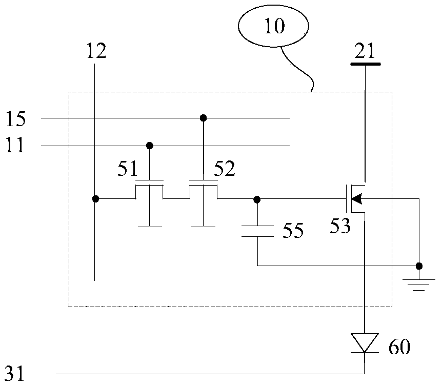 Micro-displayer pixel circuit