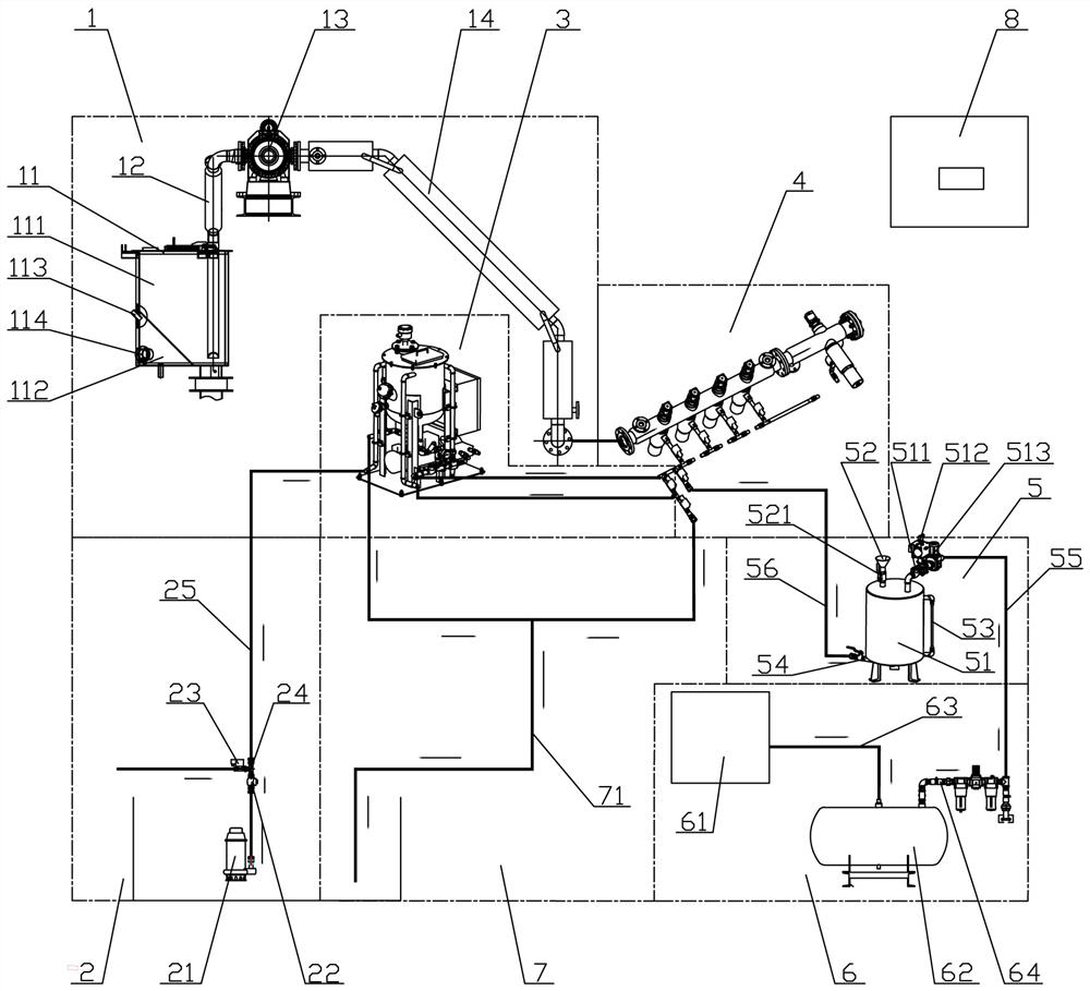 Asphalt multi-pipe foaming system and process