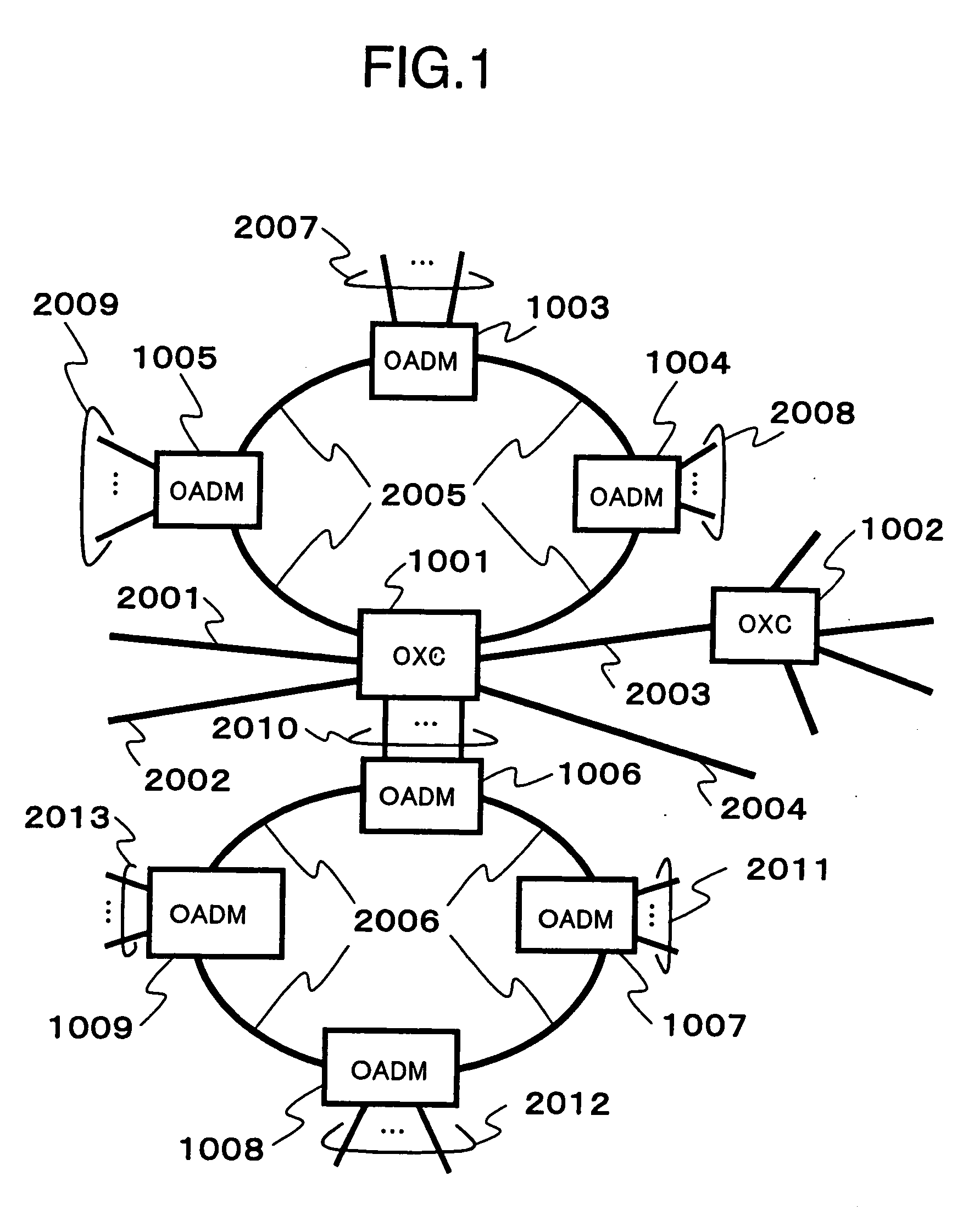 Optical switching apparatus and optical communication network system