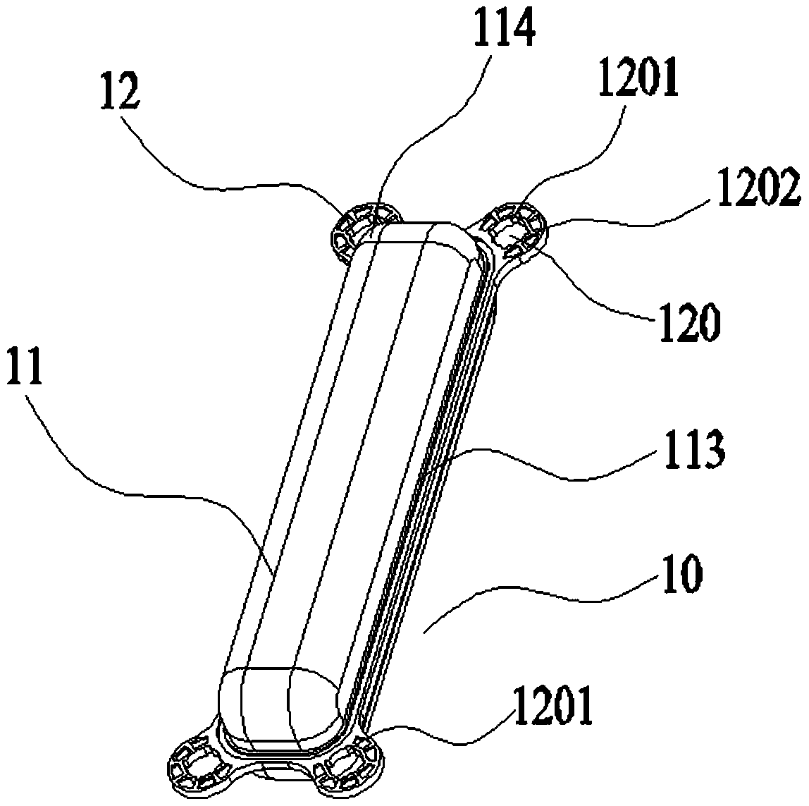 Split supporting type overwater photovoltaic unit and split supporting type overwater photovoltaic system