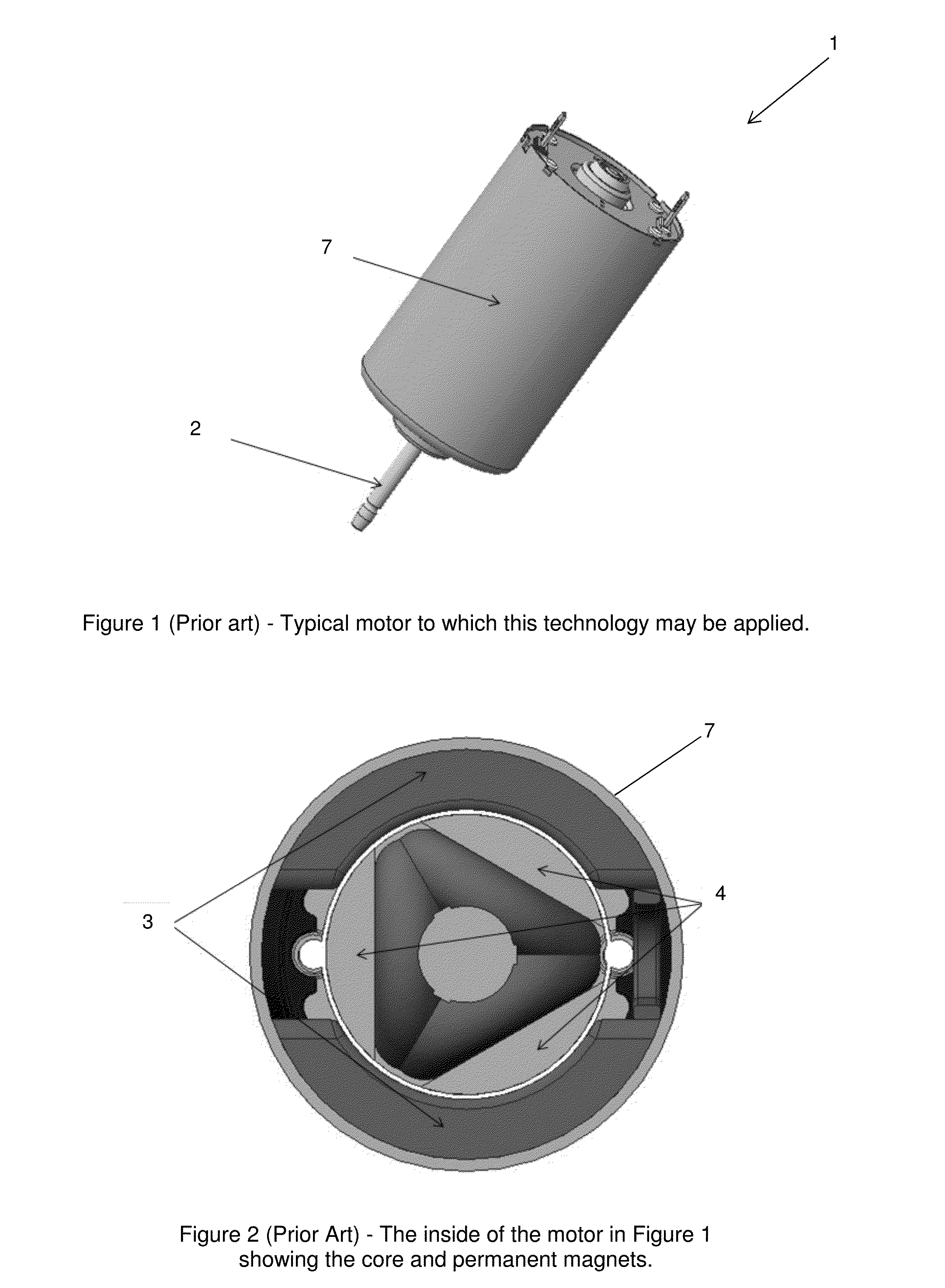 Method and means for detecting motor rotation