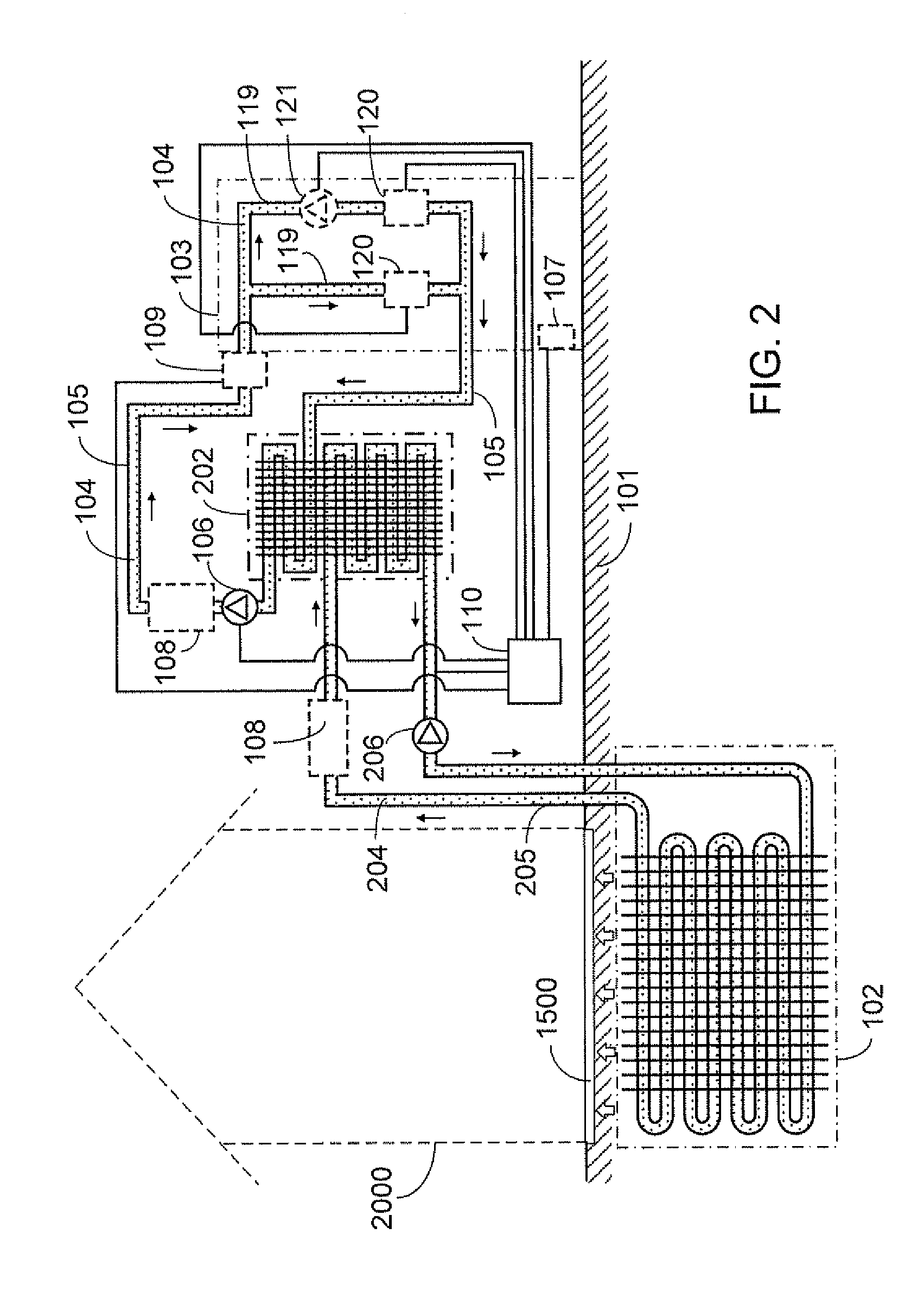 Temperature unifying and heat storing system of semiconductor heat loss though natural temperature maintaining member
